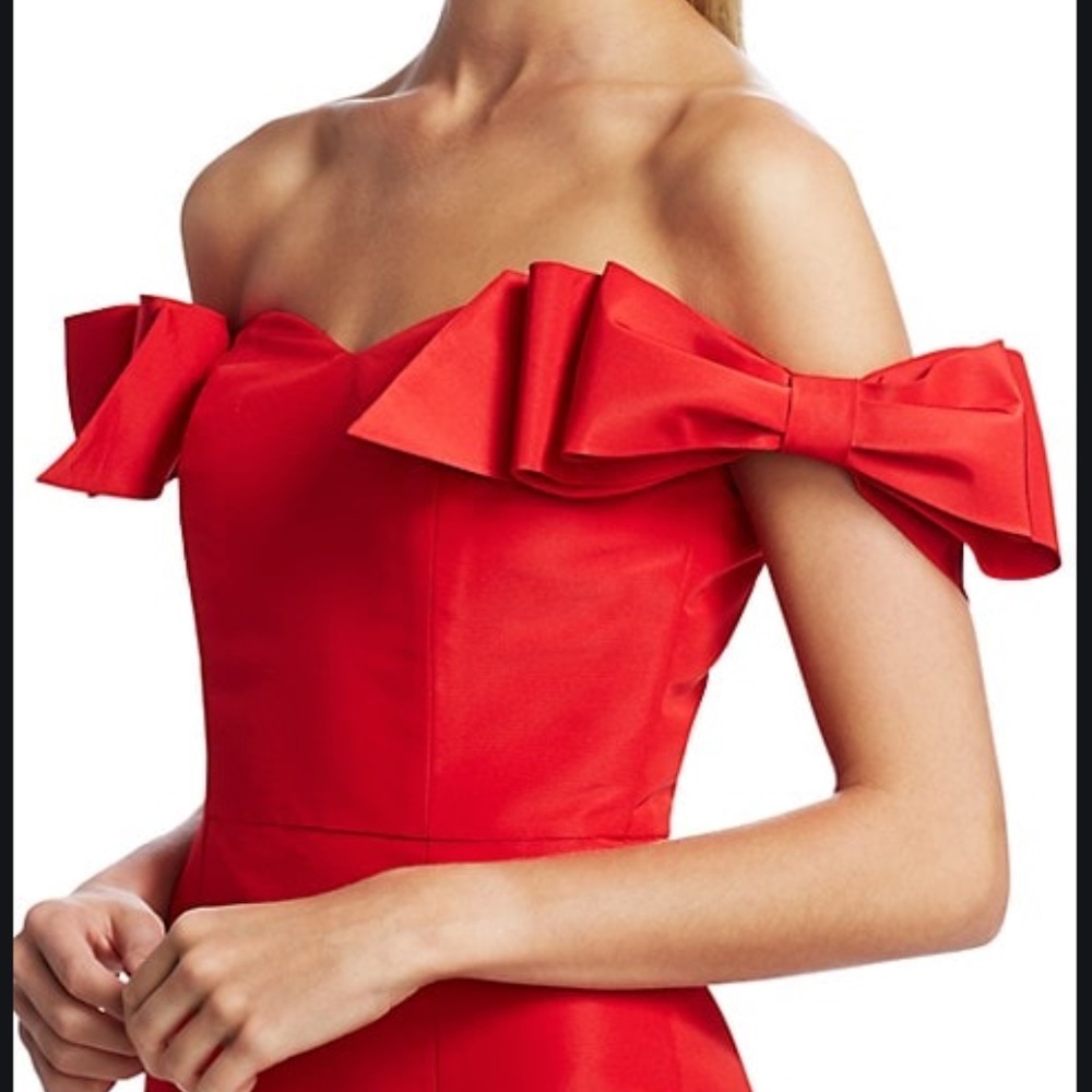 ALEXIA Maria Off shoulder  Dress(sz 6) coral NWT